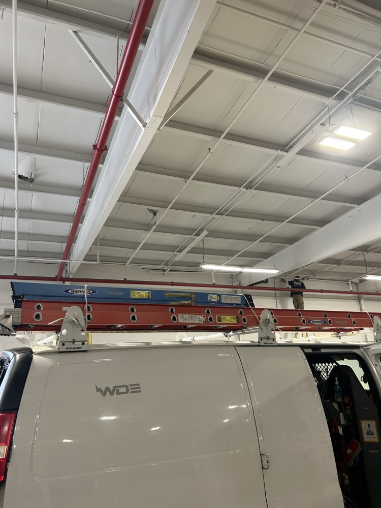 William DeRoche Electrician service vehicle or team